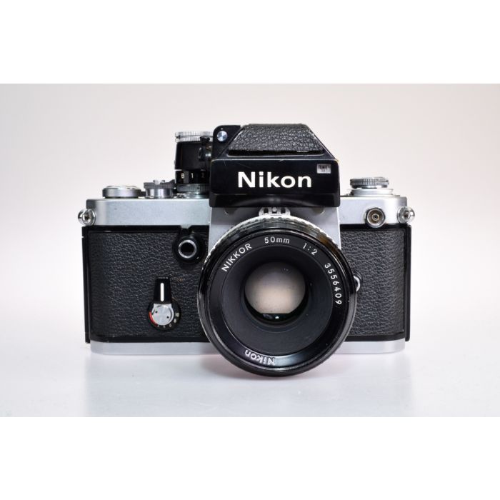 Used Nikon F2 Photomic 35mm SLR Film Camera & 50mm f2 Lens