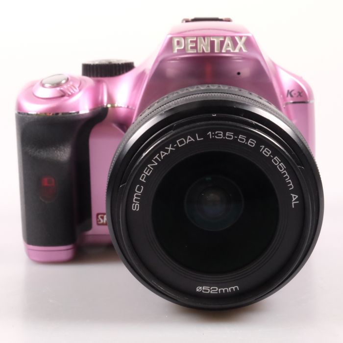 Pentax K-X Digital SLR Camera & 18-55mm Lens (Pink)
