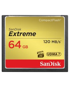 SanDisk 64GB Extreme CF 120MB/s, 85MB/s write, UDMA7
