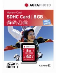 AgfaPhoto 8GB SDHC Class 10 Memory Card 