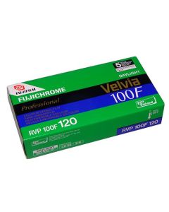 Fujifilm Velvia 100F 120 Pro (Pack of 5)