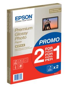 Epson A4 Premium Glossy Photo Paper 2-4-1