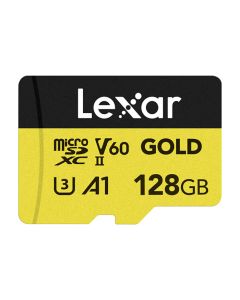 Lexar 128GB Professional GOLD UHS-II Micro SDXC Memory Card