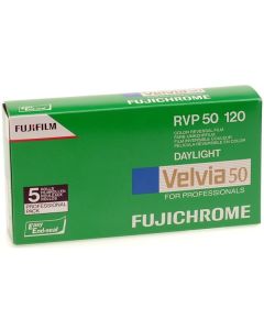 Fujifilm Velvia RVP 50 120 Format Film (Pack of 5)