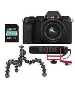Fujifilm X-S10 Mirrorless Camera & 15-45mm XC Lens Vlogging Kit