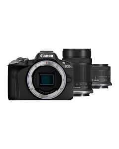 Canon EOS R50 Mirrorless Camera, 18-45mm IS STM Lens & 55-210mm IS STM Lens