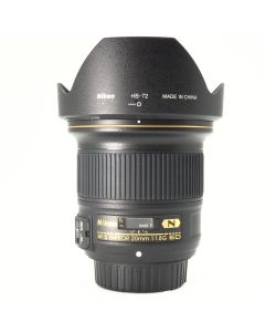 Used Nikon 20mm f1.8G ED AF-S NIKKOR Lens