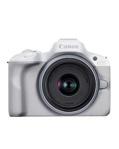 Canon EOS R50 Mirrorless Camera & 18-45mm f4.5-6.3 IS STM Lens (White)