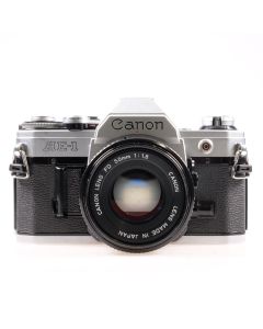 Used Canon AE1 35mm SLR Camera & 50mm f1.8 FD Lens (Commission Sale)