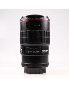Used Canon 100mm f2.8L Macro IS USM EF Lens