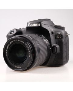 Used Canon EOS 90D DSLR Camera & 18-55mm IS Lens