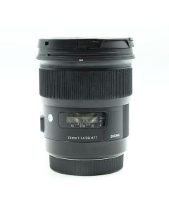 Used Sigma 24mm f1.4 DG HSM ART Lens (Canon EF)