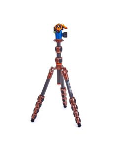 3 Legged Thing LEO 2.0 Carbon Fibre Travel Tripod & AirHed Pro Lever Ball Head (Bronze)